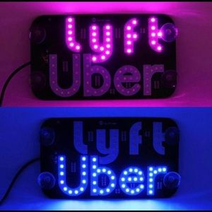 - Lyft pink sign light